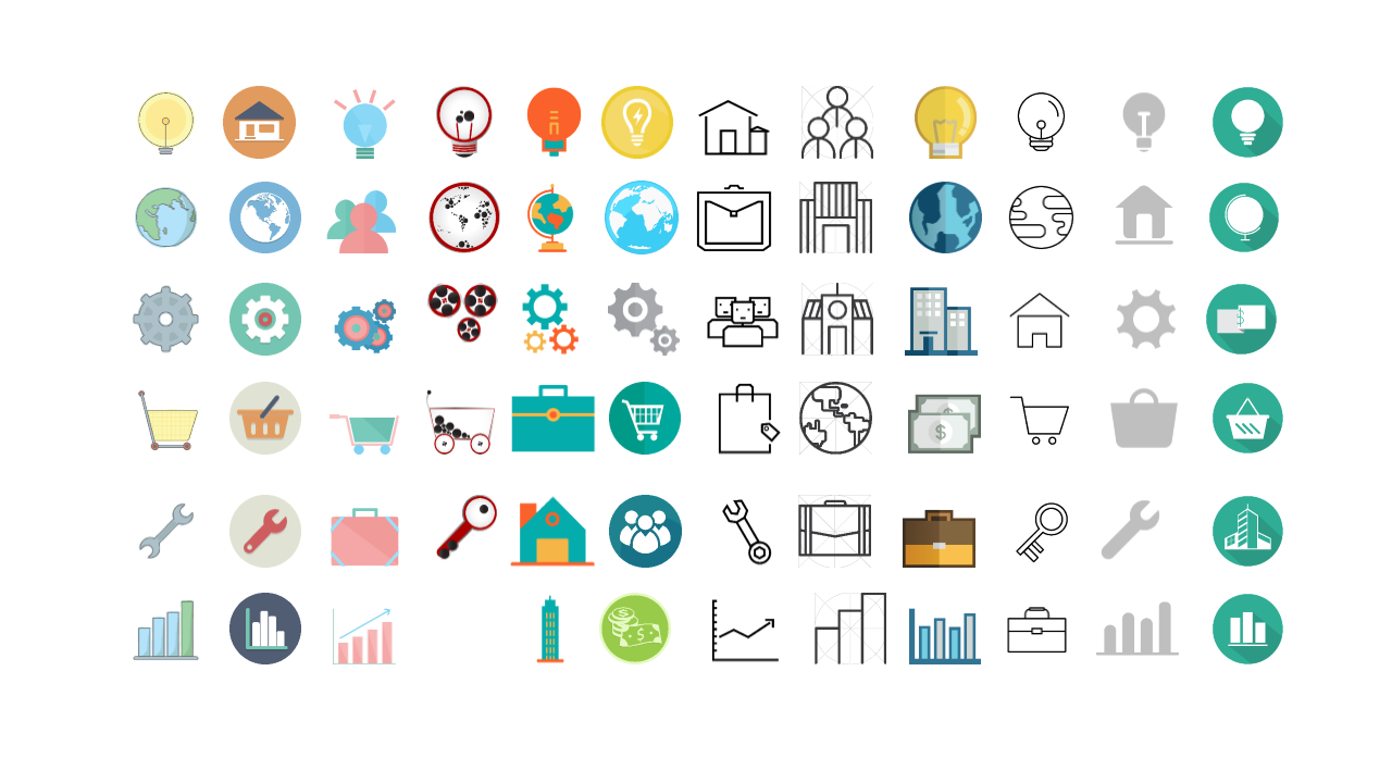 Powerpoint presentation icons