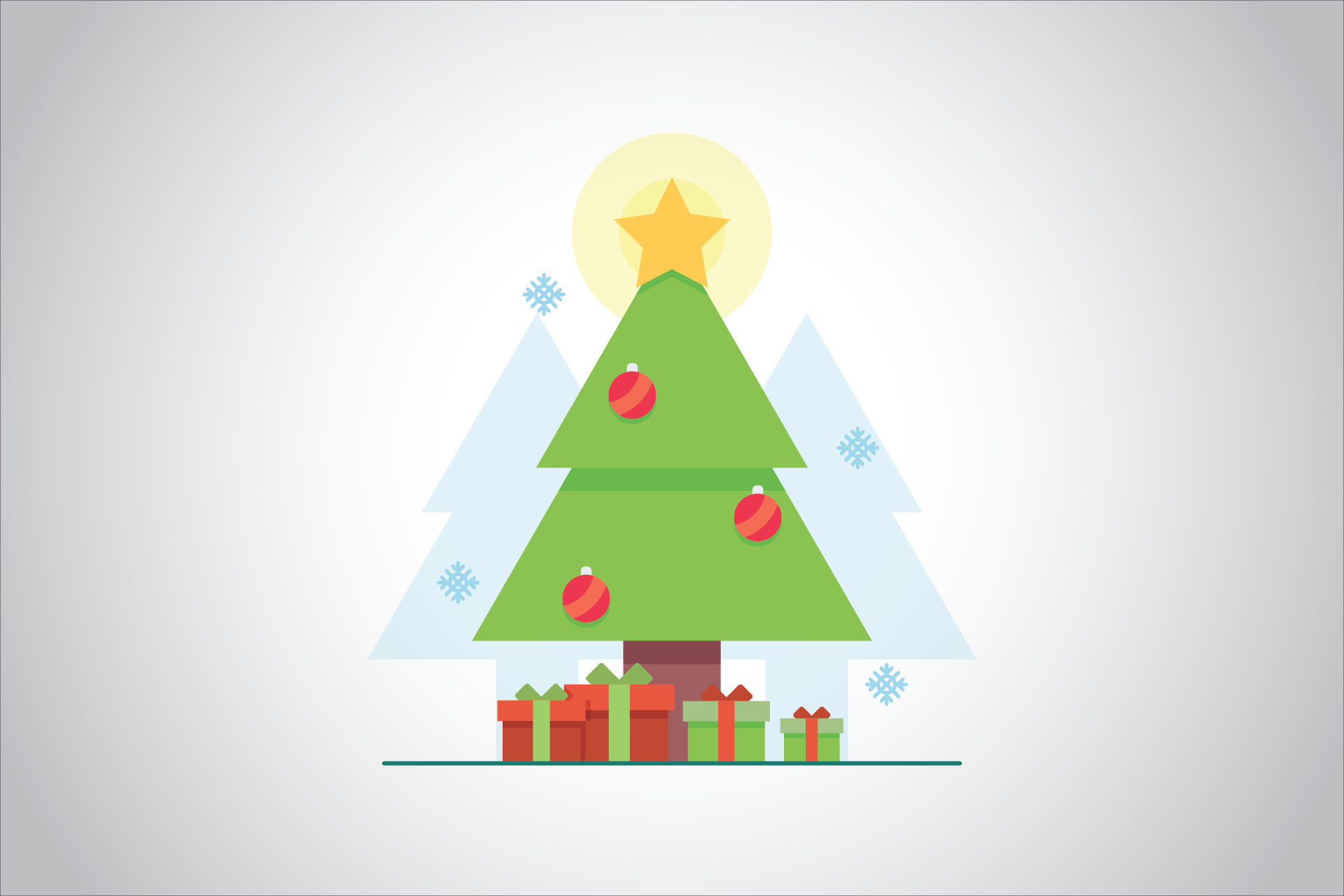 Christmas Themed PowerPoint Presentation Design