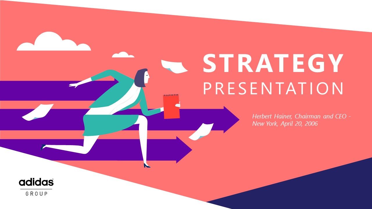 PowerPoint slide in playful design style