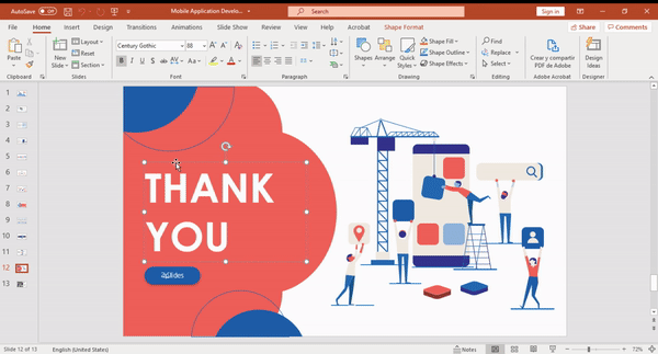 How to animate text in PowerPoint - PowerPoint for social media animated posts