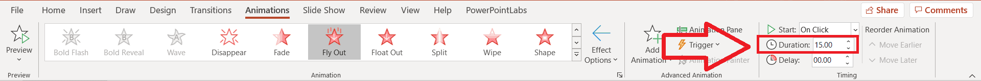 PowerPoint timer