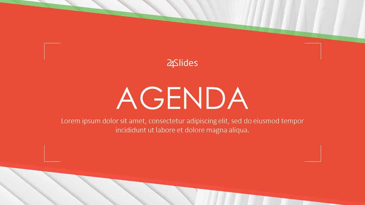 Agenda Free Powerpoint Template