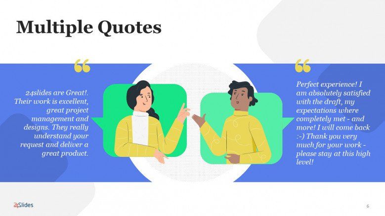 Multiple Quote PowerPoint Slides