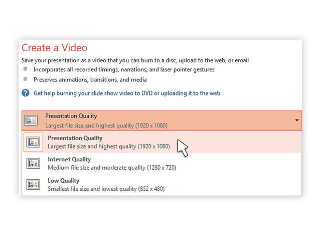 Tutorial Save Your Powerpoint As A Video