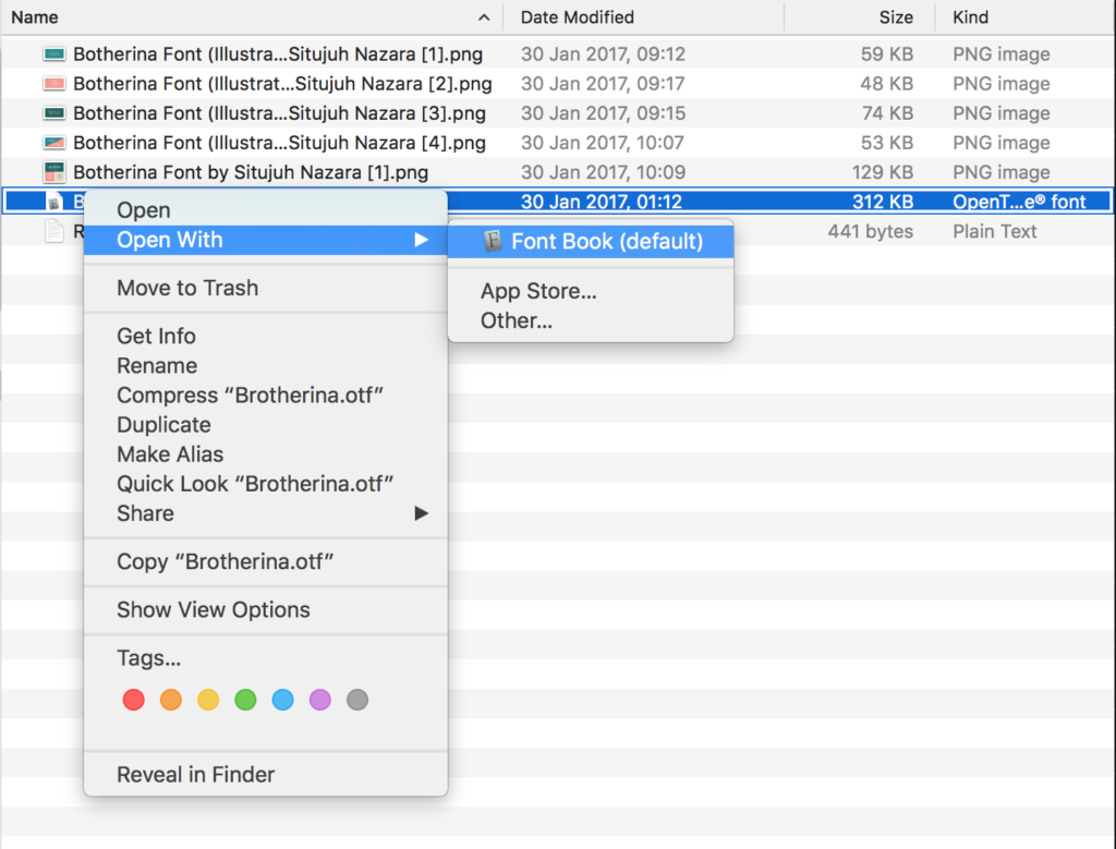 where to download fonts for mac