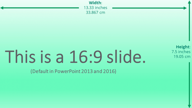 how to change Powerpoint slide sizes new 16-9 slide size