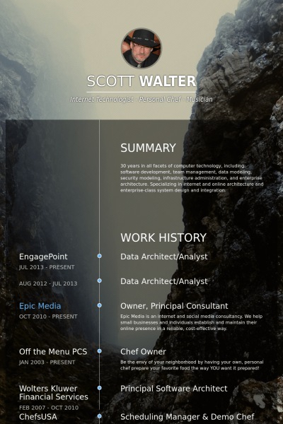 How To Make A Visual Resume In Powerpoint