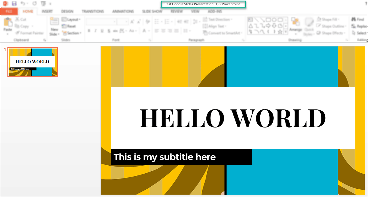 How To Put Slides From Powerpoint Into Word