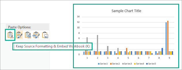 een Excel-bestand insluiten of koppelen in PowerPoint