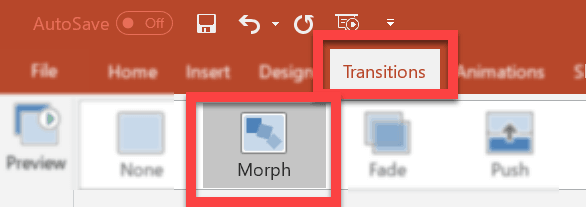 powerpoint morph for mac