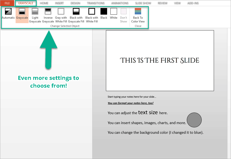 print notes page in powerpoint for mac