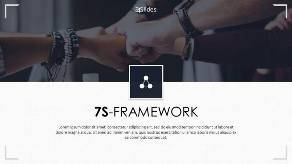 7S Framework Presentation Template - free PowerPoint templates