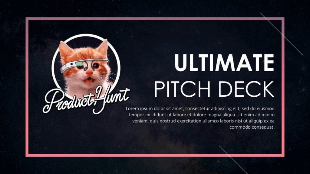 Product Hunt Pitch Deck Template - Free Corporate PowerPoint Templates