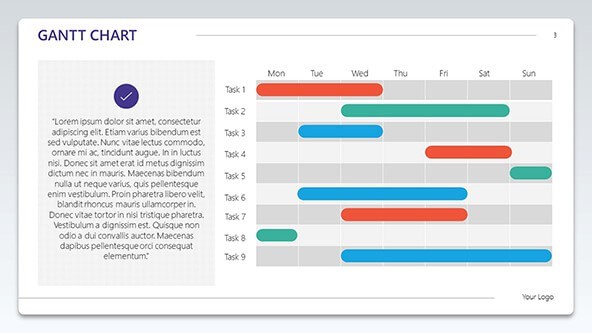 gantt chart powerpoint template