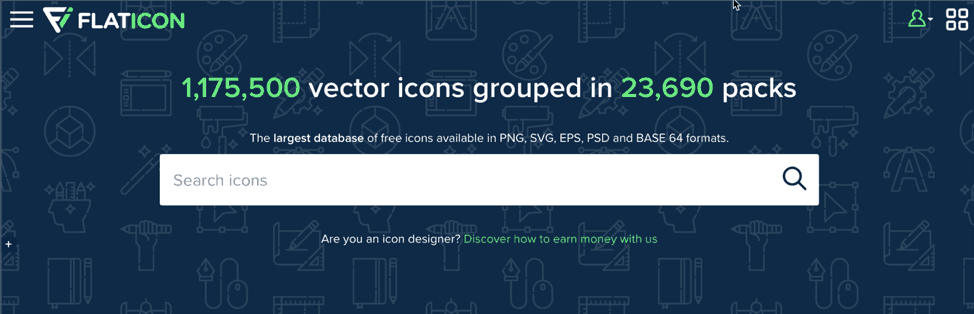 free presentation icons PowerPoint template from flaticon