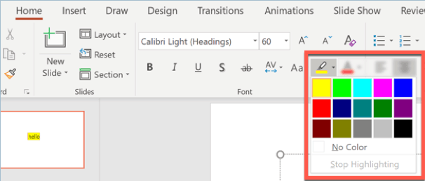 powerpoint how to use highlighter on a picture