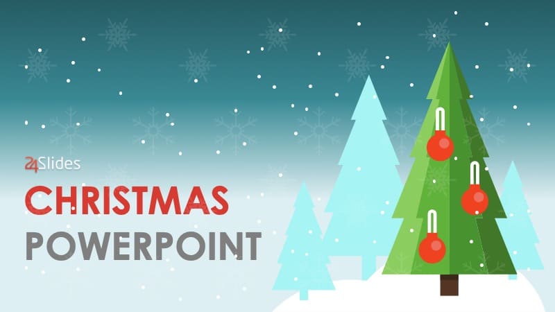 Here S A Free Christmas Themed Powerpoint Template