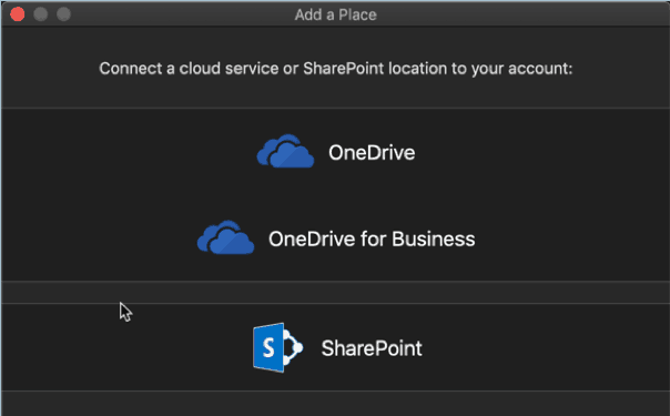 log into OneDrive or SharePoint to share your PPT on mac