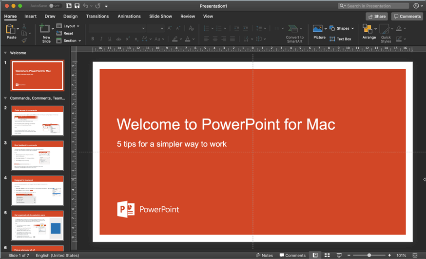 optimize for compatability powerpoint mac