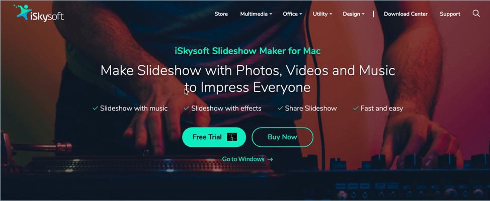 iSkySoft slideshow maker for mac