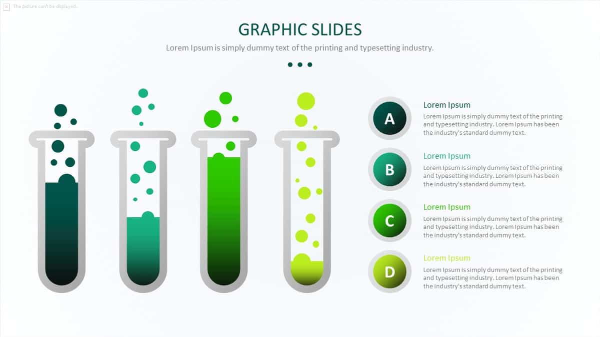 Slide 1 of Science Graph PowerPoint Template
