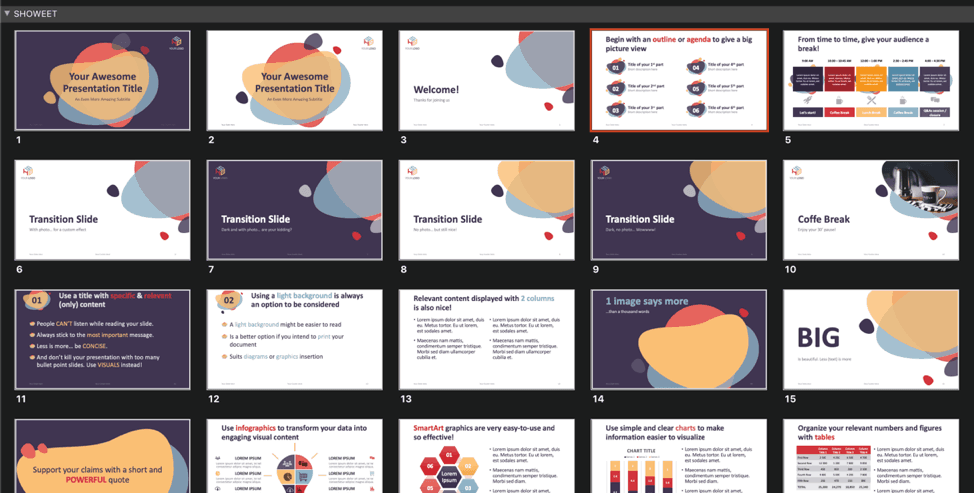 Creative and free PowerPoint templates - Showeet