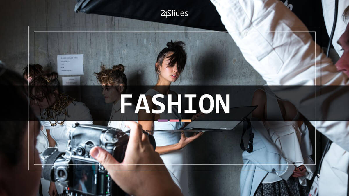 Fashion PowerPoint Template cover slide