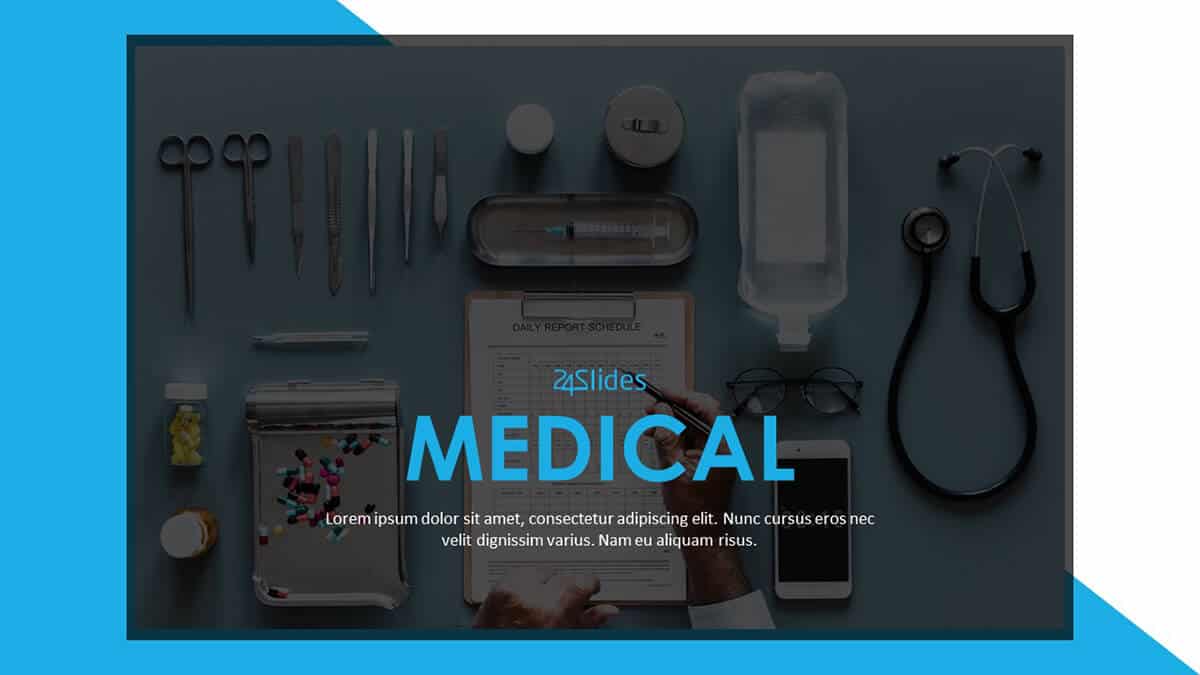Cover slide of Medical PowerPoint Template