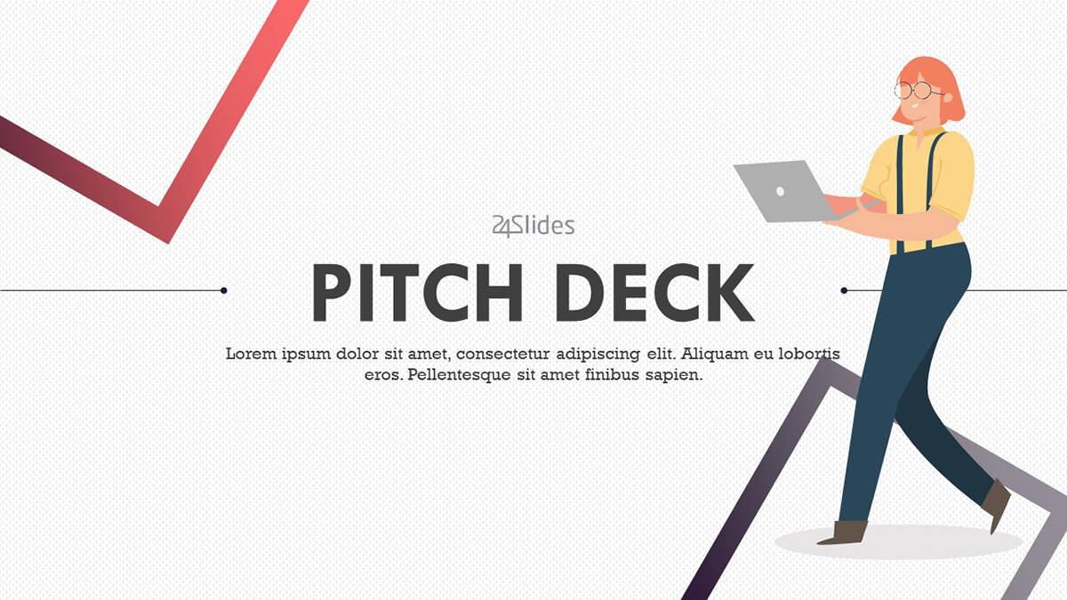 Cover slide of Playful Pitch Deck PowerPoint Template