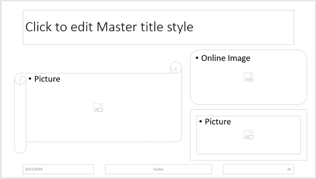 custom slide layout in powerpoint