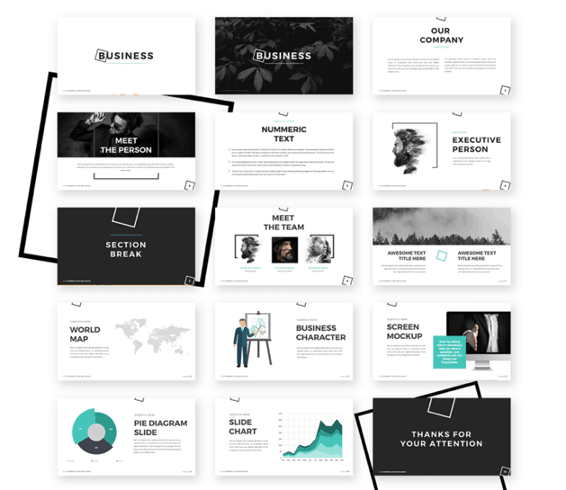 Slide Fabric's Business PowerPoint Template