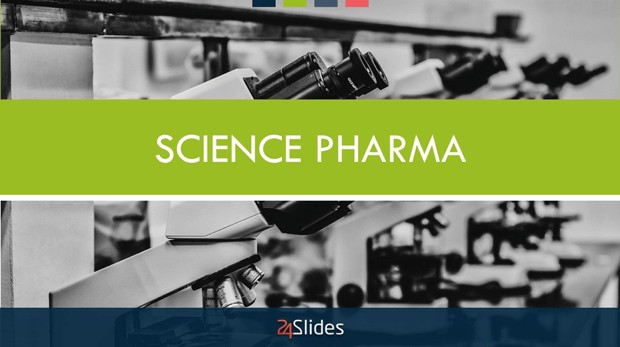 cover slide of Science Pharma PowerPoint template