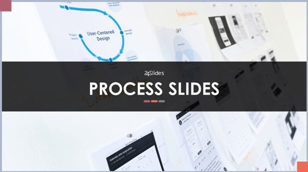 Cover slide of The Process Slide PowerPoint Template pack