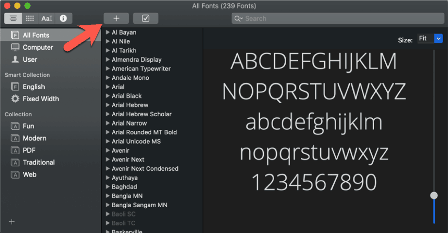 google fonts for apple mac book