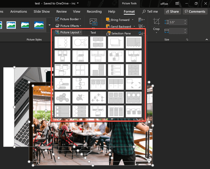 how to convert images to smartart graphic
