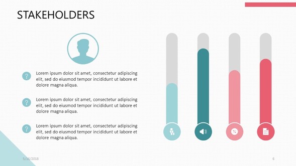 CSR Analysis PPT template - stakeholder slide