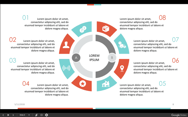 Life-cycle Diagram Template for Google Slides