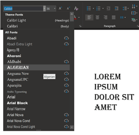 how to preview new font in powerpoint