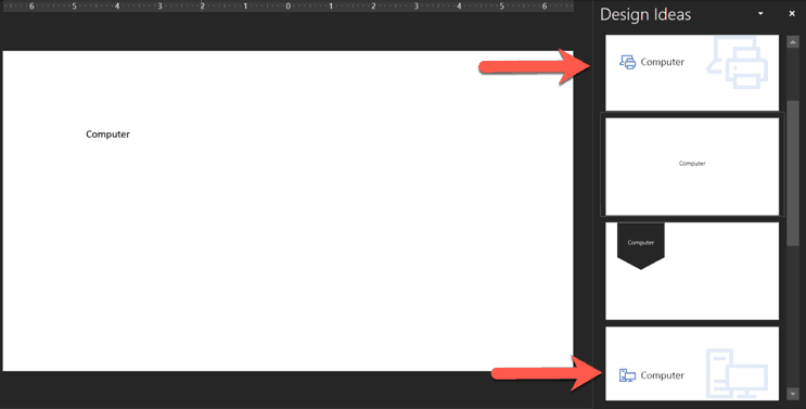 designer will automatically add illustrations