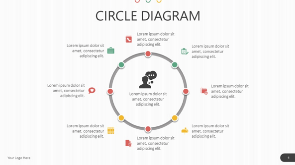 circle diagrams slide from 24slides