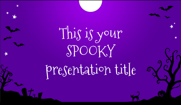 Halloween presentation template