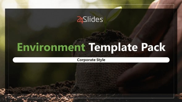 Cover slide of Environment Deck PowerPoint Template