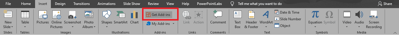 PowerPoint add ins