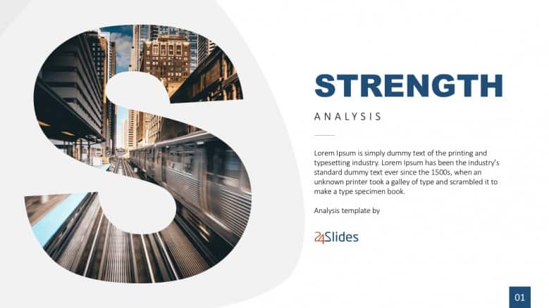 SWOT analysis presentation template