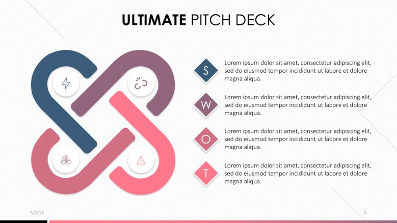 pitch deck SWOT template