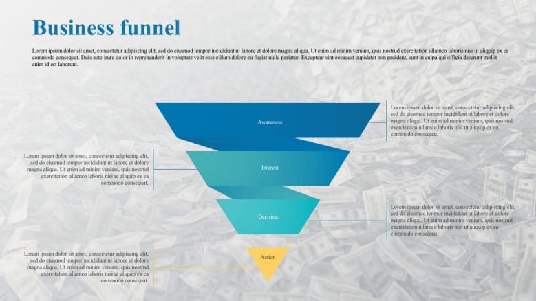 business funnel template