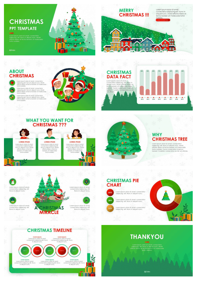 free christmas powerpoint template