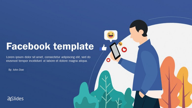 facebook powerpoint presentation free template