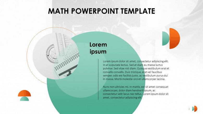 math free PowerPoint template