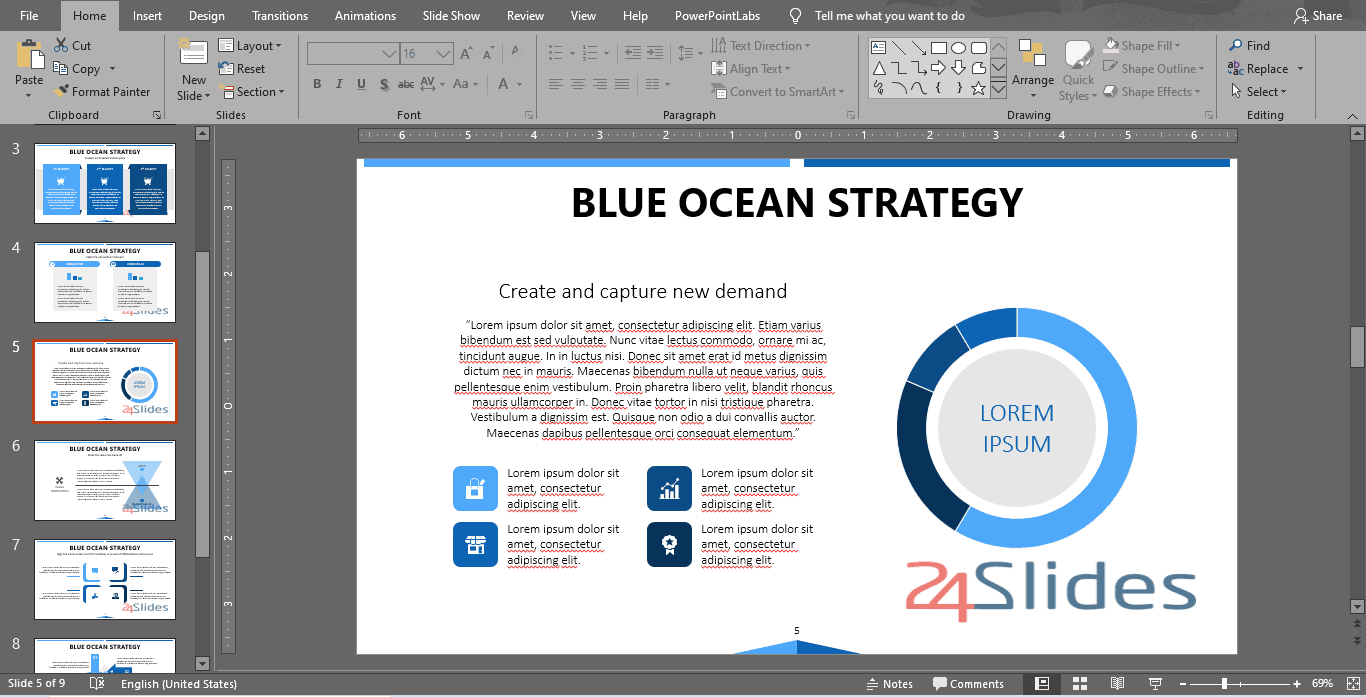 add a watermark in your PowerPoint presentations